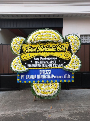 Papan Bunga Duka di Pemurus Dalam