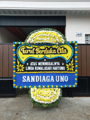 Papan Bunga Duka di Pemurus Dalam